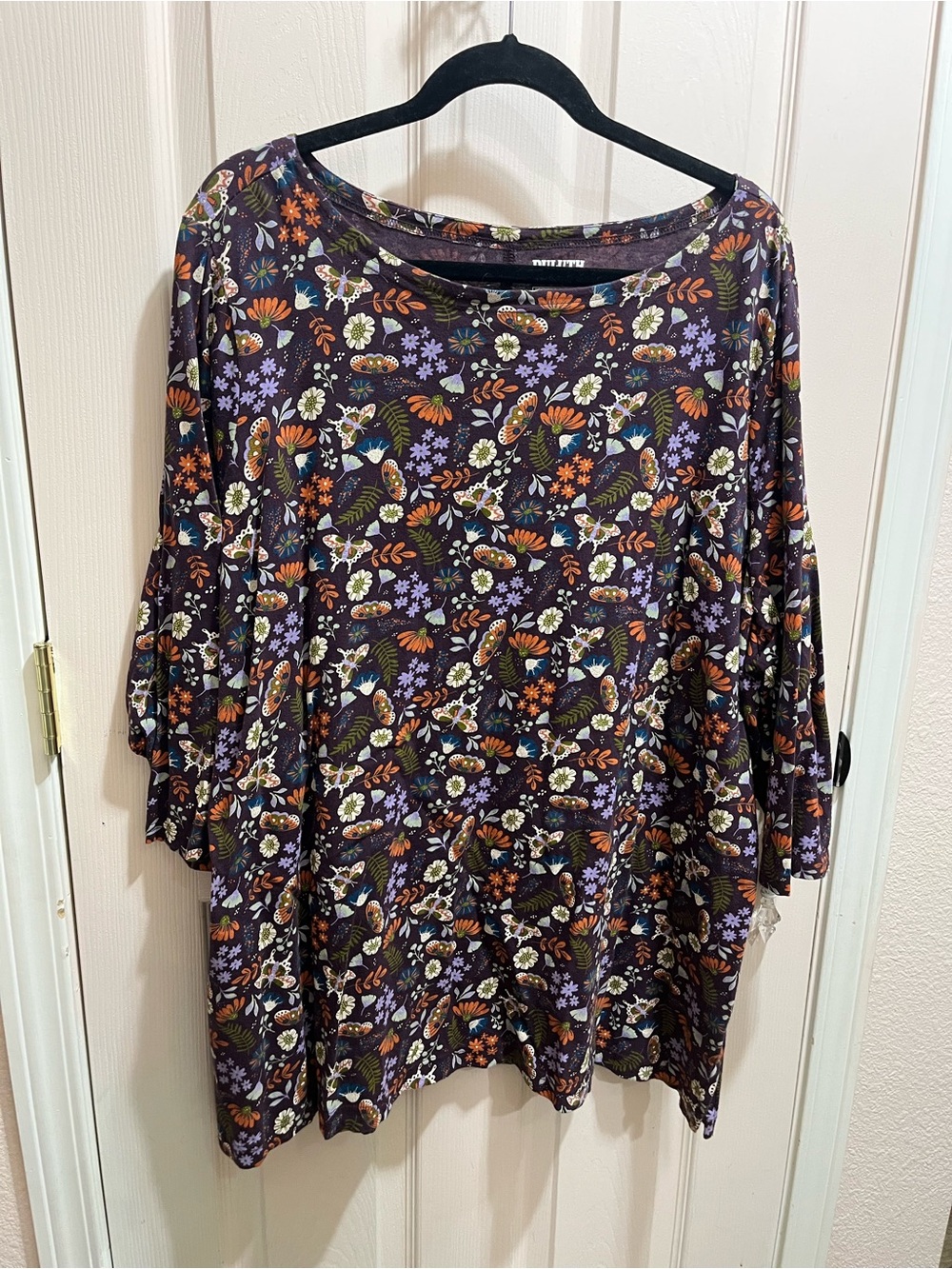 Duluth Women's Floral Scoop Neck Top